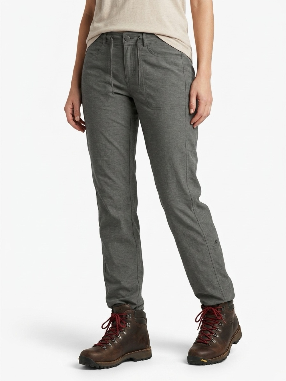 The North Face Horizon Roll-Up Hiking Pants Nylon Grey Size 4